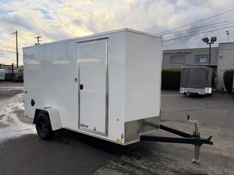 2026 Look 6' x 12' ST DLX V-Nose Single Cargo / Enclosed Trailer
