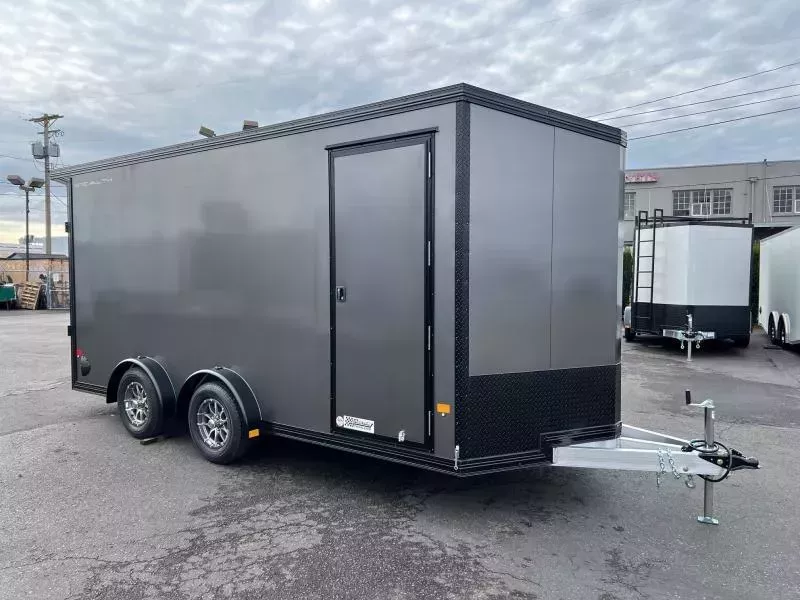 2026 7.5' X 16' Alcom-Stealth UTV Enclosed Cargo Trailer