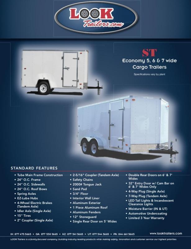 2021 Look Trailers ST Cargo Enclosed Cargo Trailer 2021 Look Trailers ST Cargo Enclosed Cargo Trailer