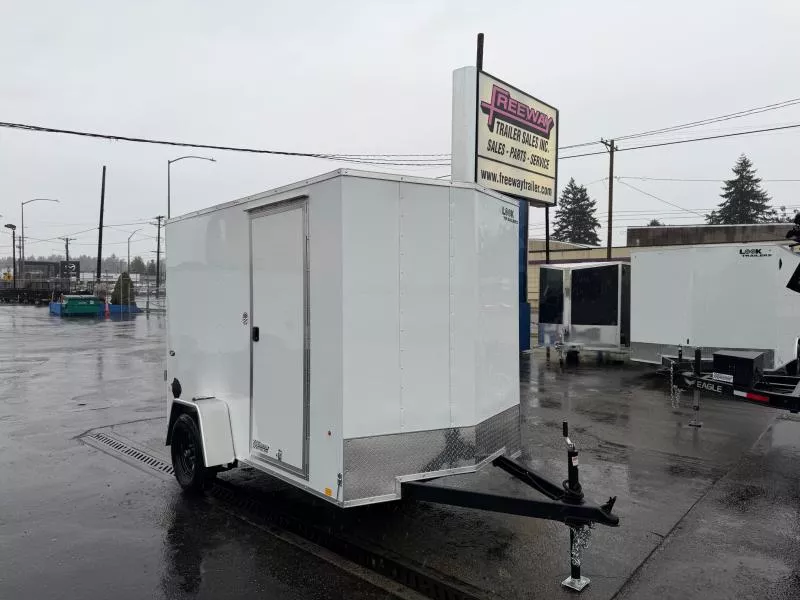2026 Look 6' x 10' ST DLX V-Nose Single Cargo / Enclosed Trailer