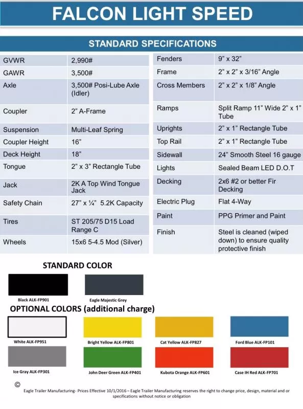 new Utility Trailers Eagle Trailer  for sale, in Tacoma, WA Thumbnail 2