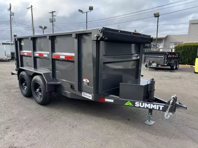 2026 Summit 6' x 12' Cascade Dump 14K High Sides Dump Trailer