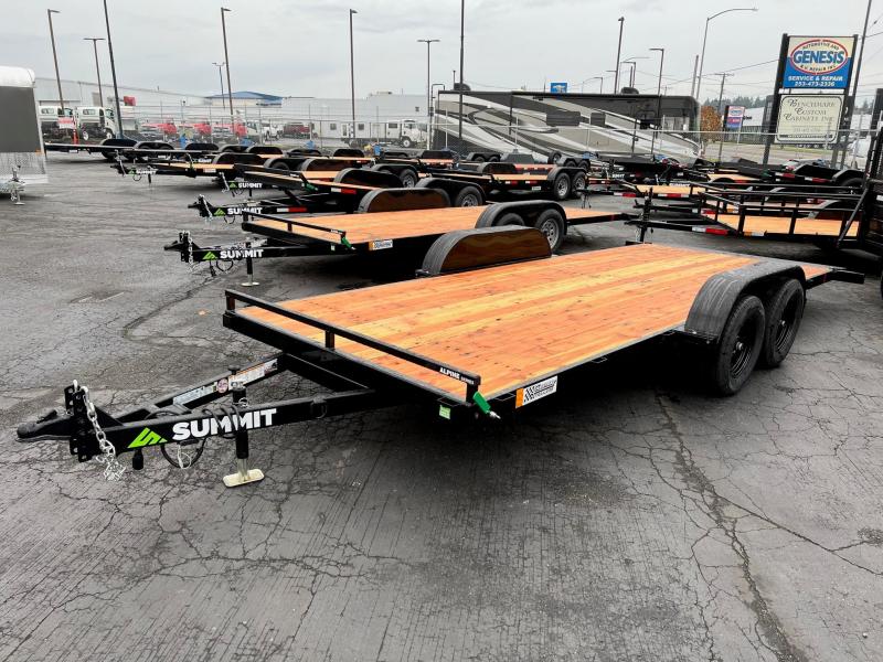 2022 Summit 7' x 18' Alpine Tilt 7K Flatbed Trailer 2022 Summit 7' x 18' Alpine Tilt 7K Flatbed Trailer