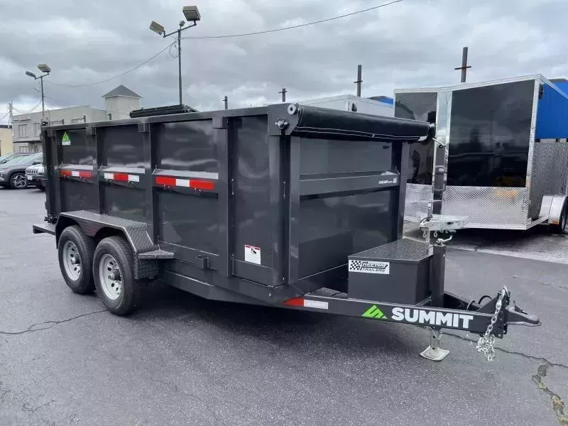 2026 Summit 6' x 12' Cascade High Side Dump 10K Dump Trailer
