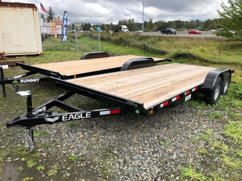 2025 Eagle Trailer 7' x 16' Eagle Flatbed 4" Frame Flatbed Trailer 48Q6a0a0gxgc