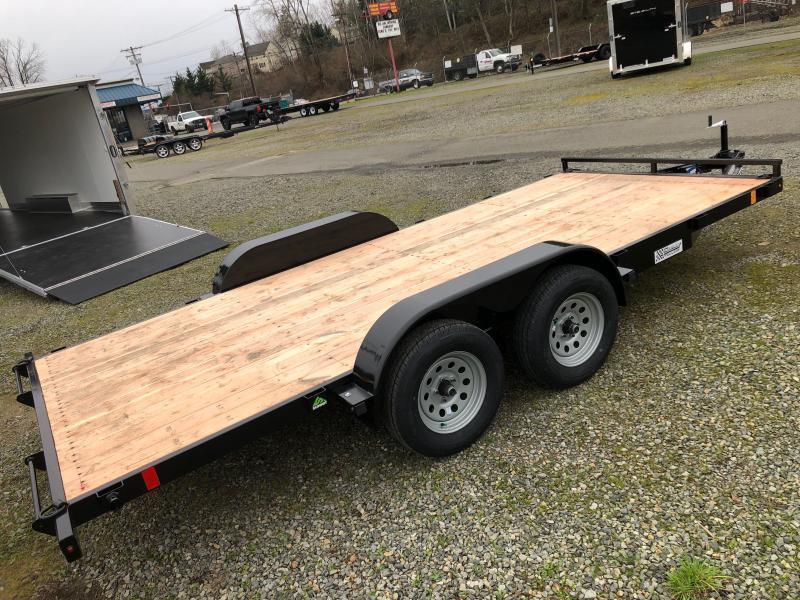 2023 Summit 7' X 18' Alpine Flatbed w/ Removable Fenders Washington