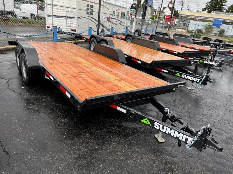 2022 Summit 7' x 20' Cascade 5" Tilt 10K Flatbed Trailer 2022 Summit 7' x 20' Cascade 5" Tilt 10K Flatbed Trailer