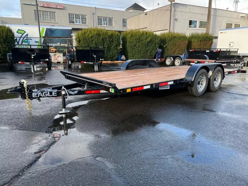 2026 Eagle Trailer 7' X 18' Eagle Tiltbed Flatbed Trailer