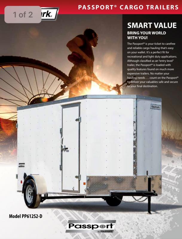 Haulmark 7' x 16' Passport Deluxe Enclosed Cargo Trailer Haulmark 7' x 16' Passport Deluxe Enclosed Cargo Trailer