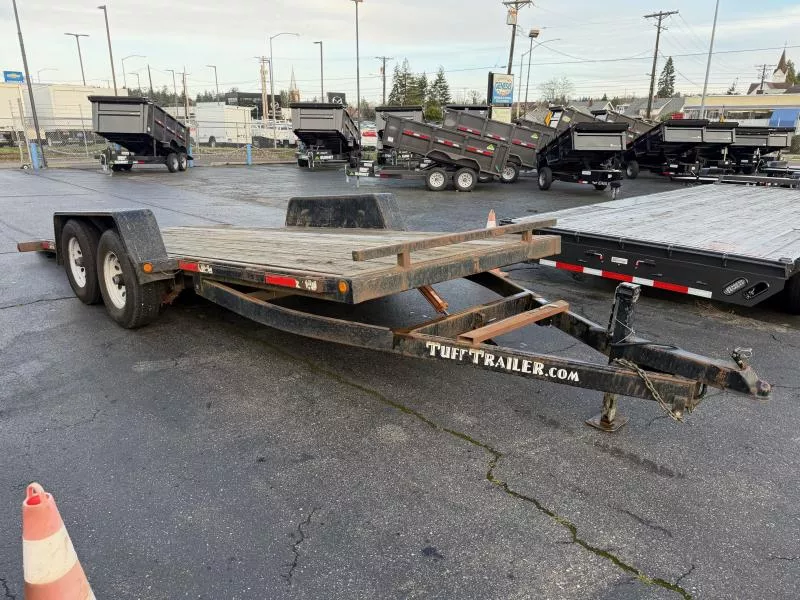2008 Tuff Trailer 7' x 18' Tilt 10K  Flatbed Trailer