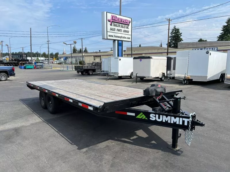 2022 Summit 8.5' x 20' Denali Pro Deckover 14K Flatbed Trailer