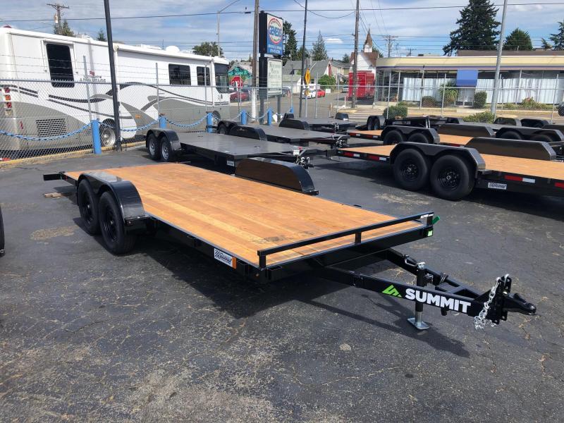 2021 Summit 7' X 18' Cascade 6" Tiltbed Removable Fenders Flatbed