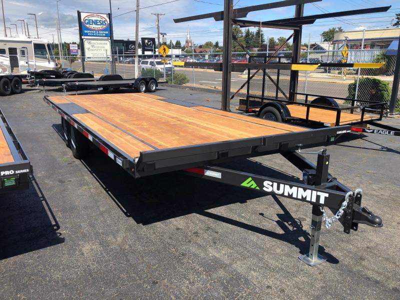 2021 Summit 8.5' X 20' Cascade Deckover Flatbed Trailer 2021 Summit 8.5' X 20' Cascade Deckover Flatbed Trailer