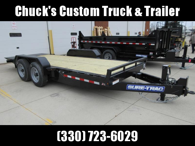 2022 Sure-Trac 7 x 18 Tilt Bed Equipment Trailer 16K 2022 Sure-Trac 7 x 18 Tilt Bed Equipment Trailer 16K