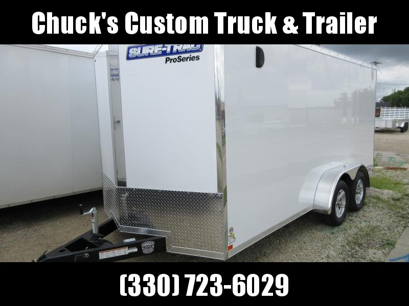 2022 Sure-Trac 7 x 16 Pro Series Enclosed Wedge Cargo Trailer TA 7K 2022 Sure-Trac 7 x 16 Pro Series Enclosed Wedge Cargo Trailer TA 7K