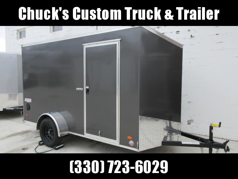 Bravo Trailers 6'X12' SCOUT SILVER RAMP DOOR Enclosed Cargo Trailer Bravo Trailers 6'X12' SCOUT SILVER RAMP DOOR Enclosed Cargo Trailer