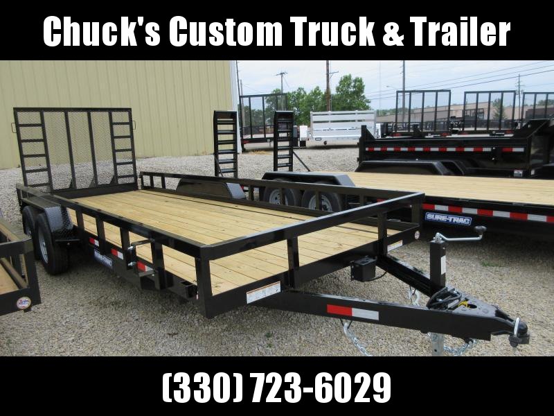 2023 Sure-Trac 7 x 20 Tube Top Utility Trailer 10K Tandem 2023 Sure-Trac 7 x 20 Tube Top Utility Trailer 10K Tandem