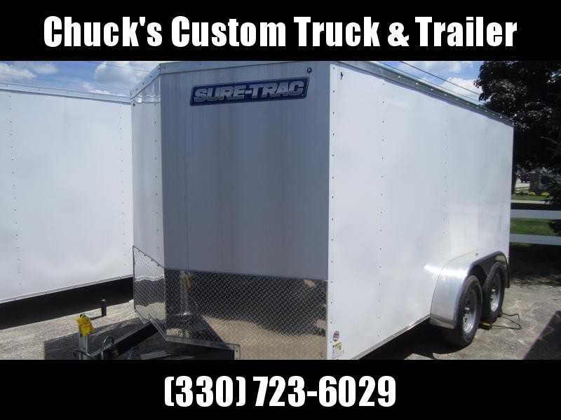 2020 Sure-Trac 7 x 14 Enclosed Wedge Tandem Axle 7K 2020 Sure-Trac 7 x 14 Enclosed Wedge Tandem Axle 7K
