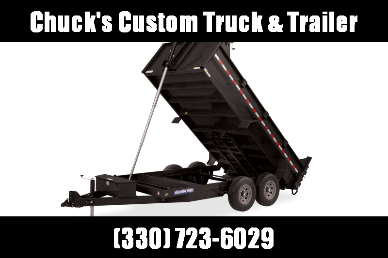 2023 Sure-Trac 82 IN x 16 HD Low Profile Dump Trailer 14K Telescopic 2023 Sure-Trac 82 IN x 16 HD Low Profile Dump Trailer 14K Telescopic