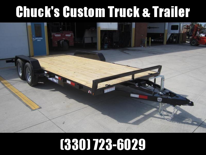Sure-Trac 7 X 18 Wood Deck Car Hauler 7k Sure-Trac 7 X 18 Wood Deck Car Hauler 7k