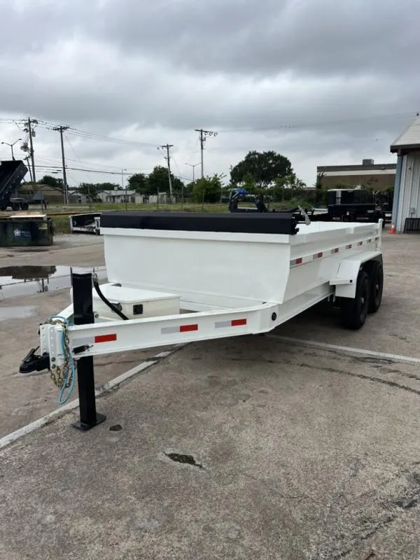 2026 DTS Trailer 14'x'2x7' Dump Trailer 14k With hydraulic jack Dump Trailer