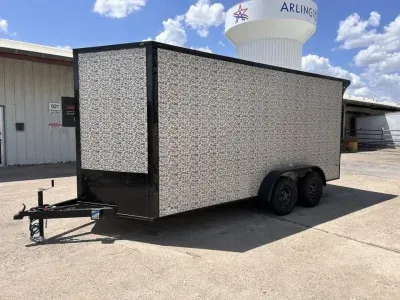 2026 Sawyer Trailers Brand New Duck Camo 7X16