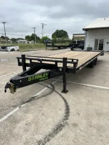 2026 Stanley Trailers 102"x25' Deck Over with 5' mega ramps Deckover Trailer