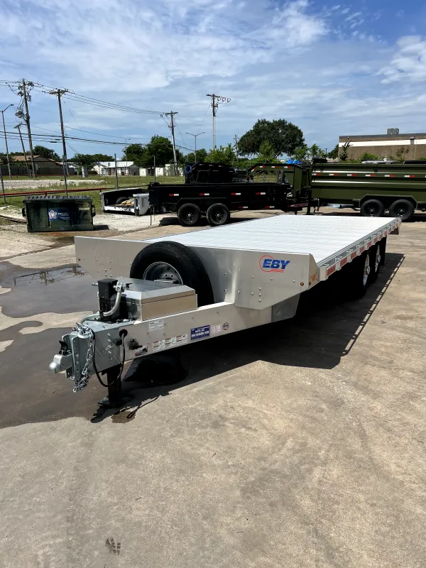 2023 EBY 20Ft full Aluminum 14k Deck Over Deckover Trailer