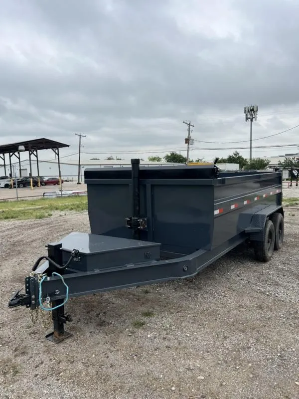 2026 DTS Trailer 14'x3'x7' Telescopic 16k Dump Trailer