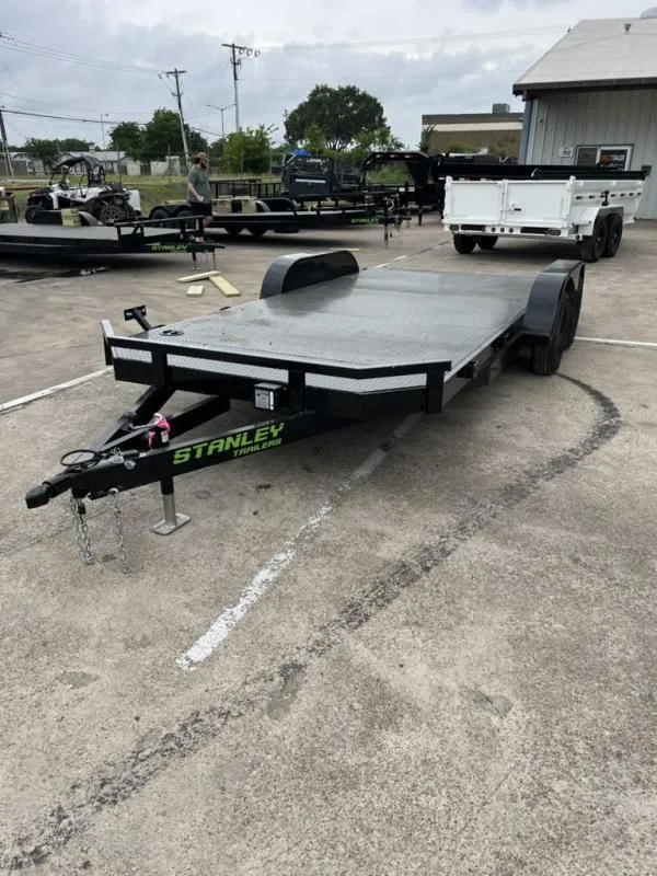 2026 Stanley Trailers 83"x18' Steel Deck 7k gvwr Car Hauler