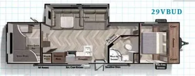 2020 Forest River Salem 29VBUD