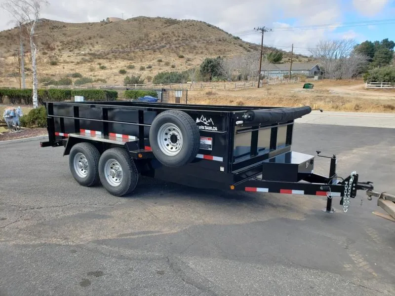 2025 Snake River 7X14 Dump 14K 26" Side Contractor PKG