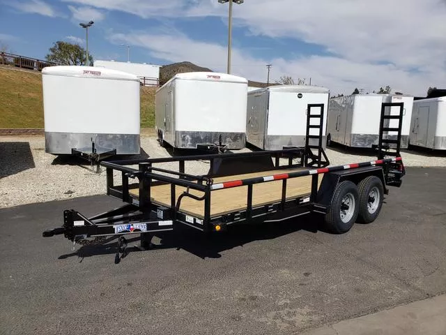 2024 Texas Bragg Trailers 16' Big Pipe 14K