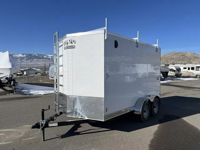 2025 C&B Quality Trailer Works, Inc. Big 10 7X12 7K D/D w/Ladder Rack