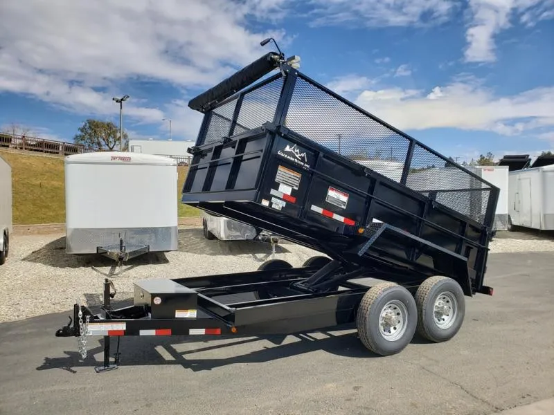 2024 Snake River 7X12 DUMP 9.9K 2'+2' MESH