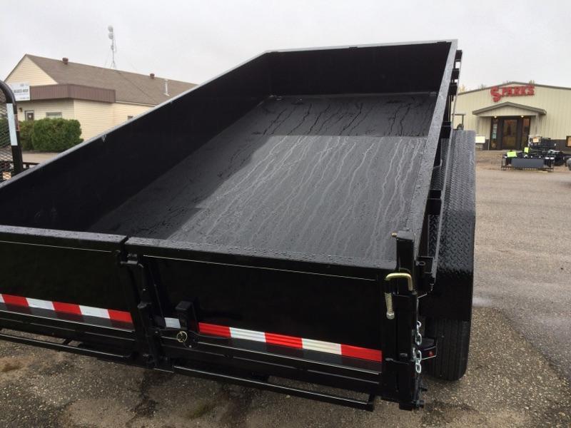 Sparks 14' Dump Trailer-50% more dumps Gravity Down Feature Sparks 14' Dump Trailer-50% more dumps Gravity Down Feature