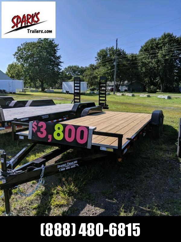Sparks 20' Car Hauler with 52k axles Sparks 20' Car Hauler with 52k axles