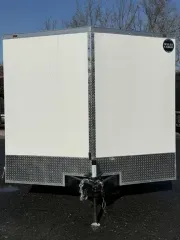 2025 Wells Cargo 8.5' x 20' White Enclosed Trailer Car Hauler