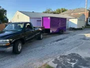 2027 Quality Cargo 6x12 Purple Blackout Cargo Trailer