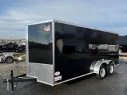 2026 Quality Cargo 7' X 16' Black Enclosed