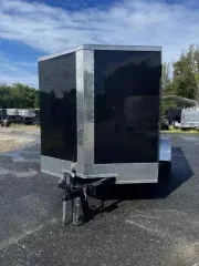 2026 Quality Cargo Black 7' x 12' Tandem Axle Enclosed Trailer