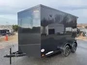 2026 United Trailers 7' x 12' Black w/ Blackout Pkg
