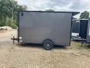 2026 Diamond Cargo Deluxe 6X12 Charcoal Blackout