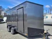 2026 United Trailers 7' x 14' Charcoal Blackout Enclosed