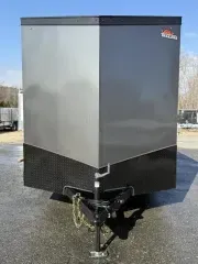 2026 United Trailers 7' x 16' Charcoal w/ Blackout Pkg Enclosed Trailer - 7K