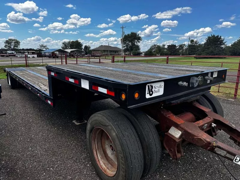2012 Neville 5th Wheel Flat Deck Equipment Trailer xfzxNwbdtsb6
