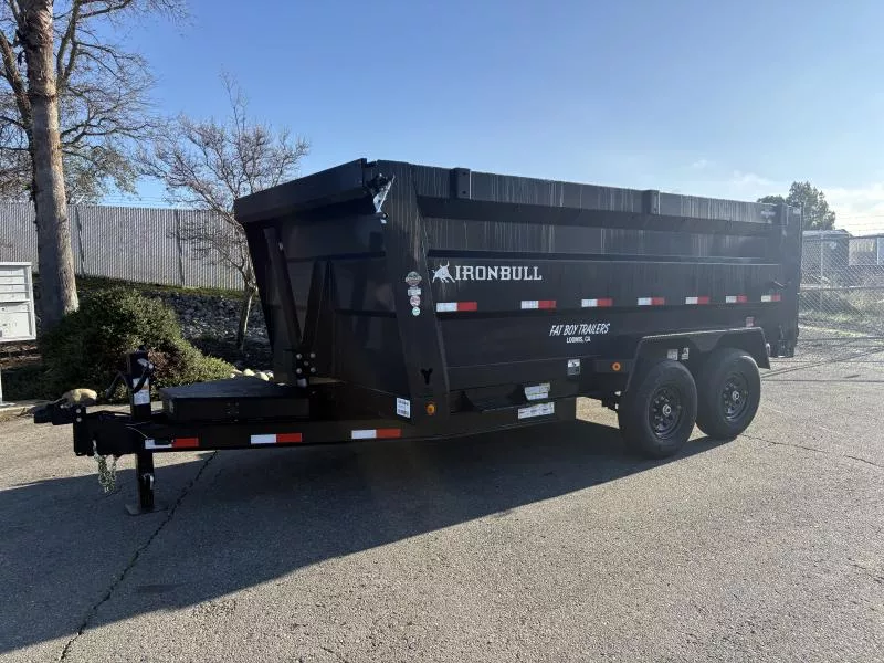 2026 Iron Bull DTB 7x14x4 Telescopic Dump Trailer