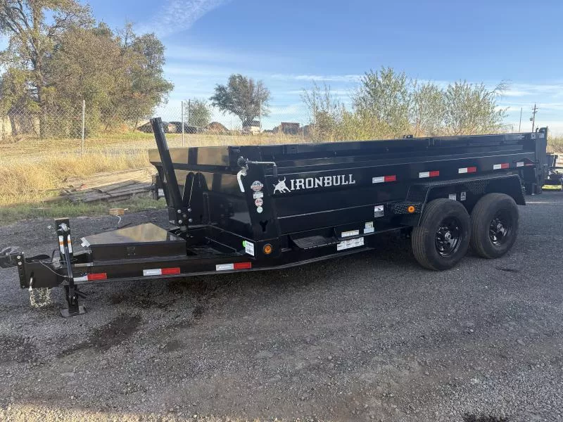 2026 Iron Bull DTB 7x14x2 Telescopic Dump Trailer