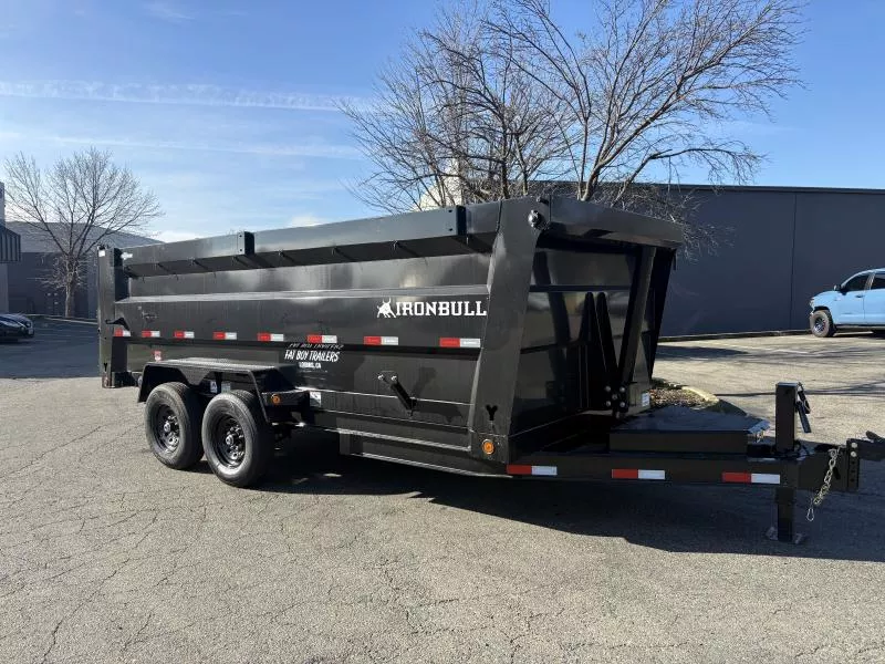 2026 Iron Bull DTB 7x16x4 Telescopic Dump Trailer