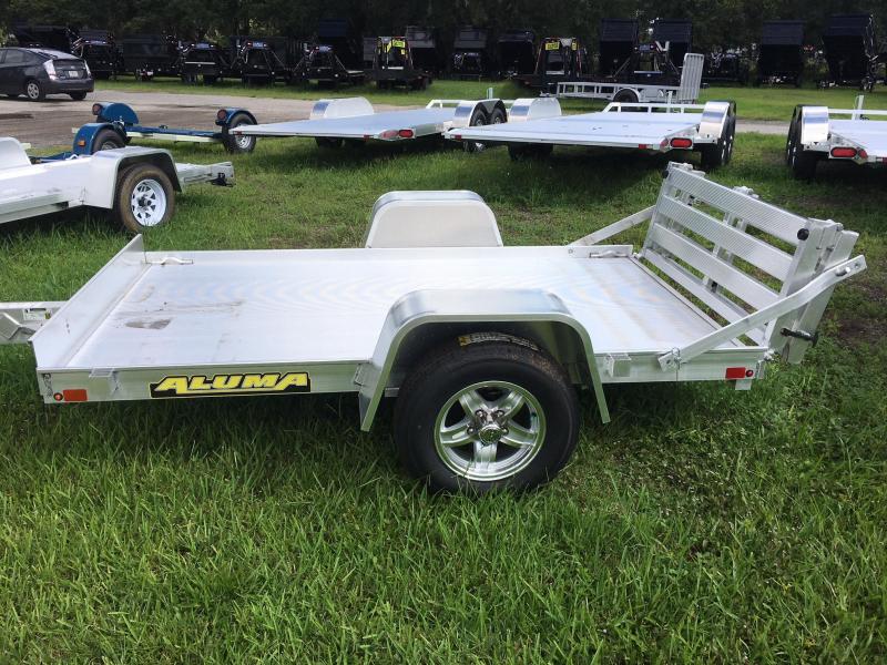 2019 Aluma 54x8 BiFold Tailgate Utility Trailer Southern Wholesale